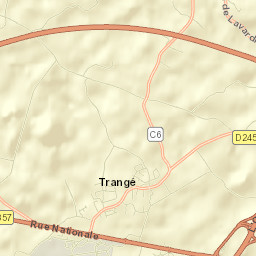 Trangé Street Map