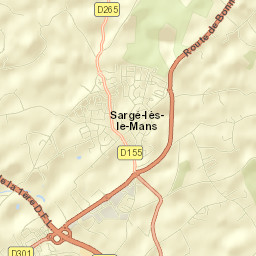 Sargé-lès-le-Mans Street Map