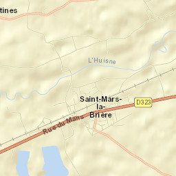 Saint-Mars-la-Brière Street Map