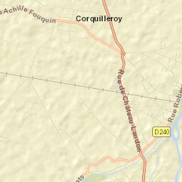 Corquilleroy Street Map