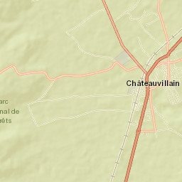 Châteauvillain Street Map