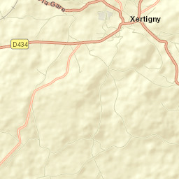 Xertigny Street Map