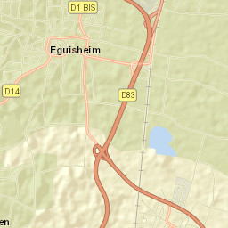 Eguisheim Street Map