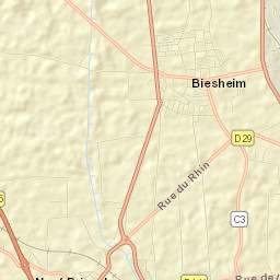 Biesheim Street Map
