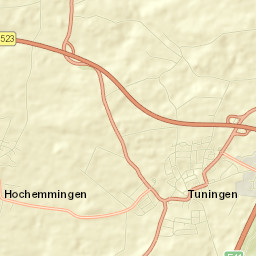 Tuningen Street Map