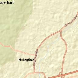 Holzgünz Street Map