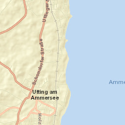 Utting am Ammersee Street Map