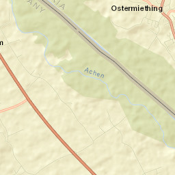 Ostermiething Street Map