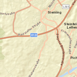 Sierning Street Map