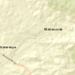 Mátranovák Street Map