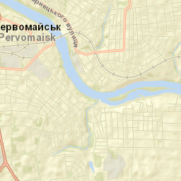 Pervomays’k Street Map