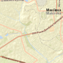Makiyivka Street Map