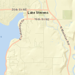 Lake Stevens Street Map