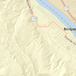 Bridgeport Street Map