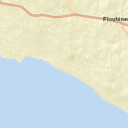 Plouhinec Street Map