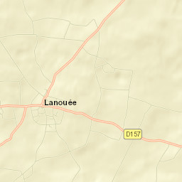 Lanouée Street Map