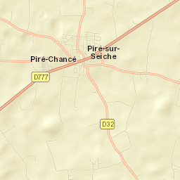 Piré-sur-Seiche Street Map