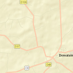 Domalain Street Map