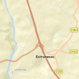 Entrammes Street Map