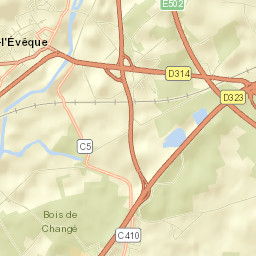 Sarthe Street Map