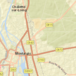 Montargis Street Map