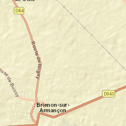 Brienon-sur-Armançon Street Map