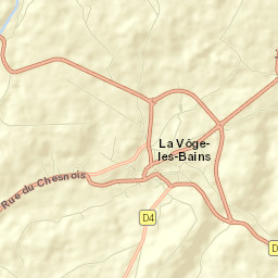 Bains-les-Bains Street Map