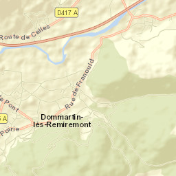 Dommartin-lès-Remiremont Street Map