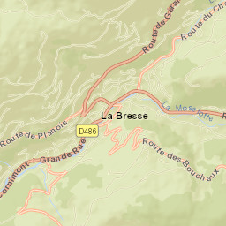La Bresse Street Map