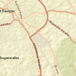 Saulgau Street Map