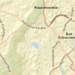 Bad Schussenried Street Map