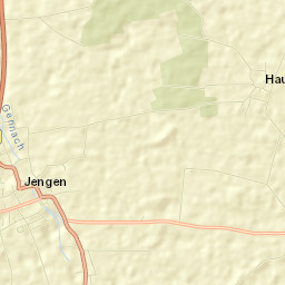 Jengen Street Map