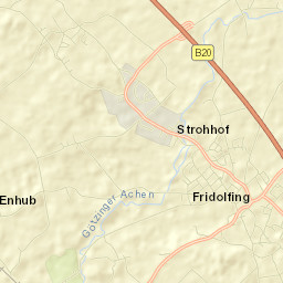 Fridolfing Street Map