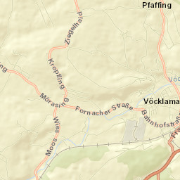 Pfaffing Street Map