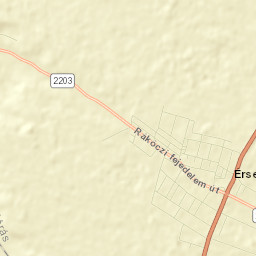 Érsekvadkert Street Map