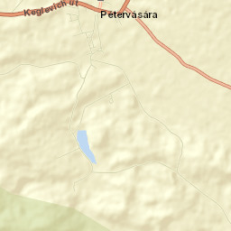 Pétervására Street Map