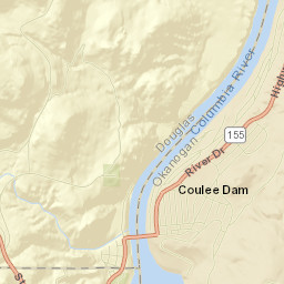 Coulee Dam Street Map