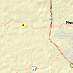 Pluguffan Street Map