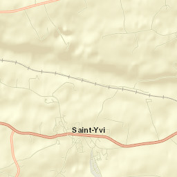 Saint-Yvi Street Map