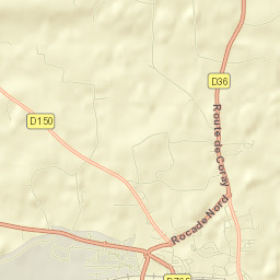 Rosporden Street Map