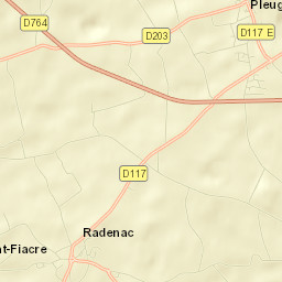 Pleugriffet Street Map