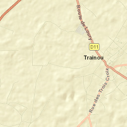 Traînou Street Map