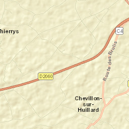 Chevillon-sur-Huillard Street Map