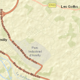 Amilly Street Map