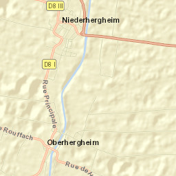 Oberhergheim Street Map