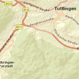 Tuttlingen Street Map
