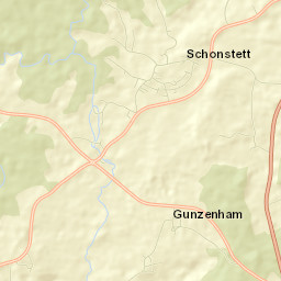 Schonstett Street Map