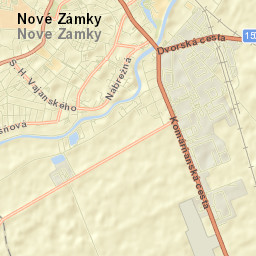 Nové Zámky Street Map