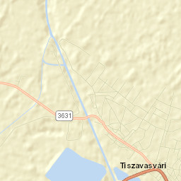 Tiszavasvári Street Map