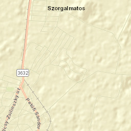 Tiszavasvári Járás Street Map
